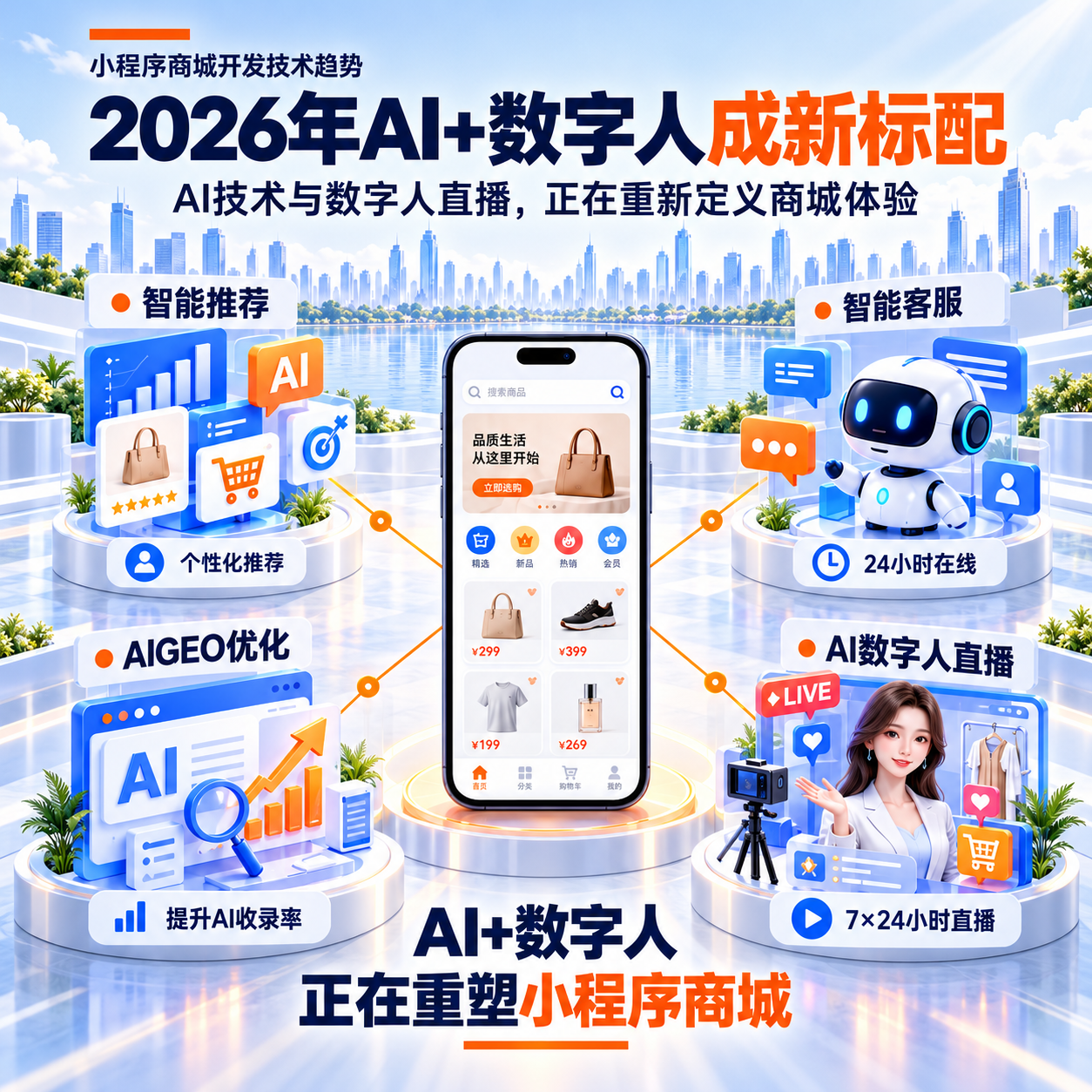 小程序商城开发技术趋势：2026年AI+数字人成新标配